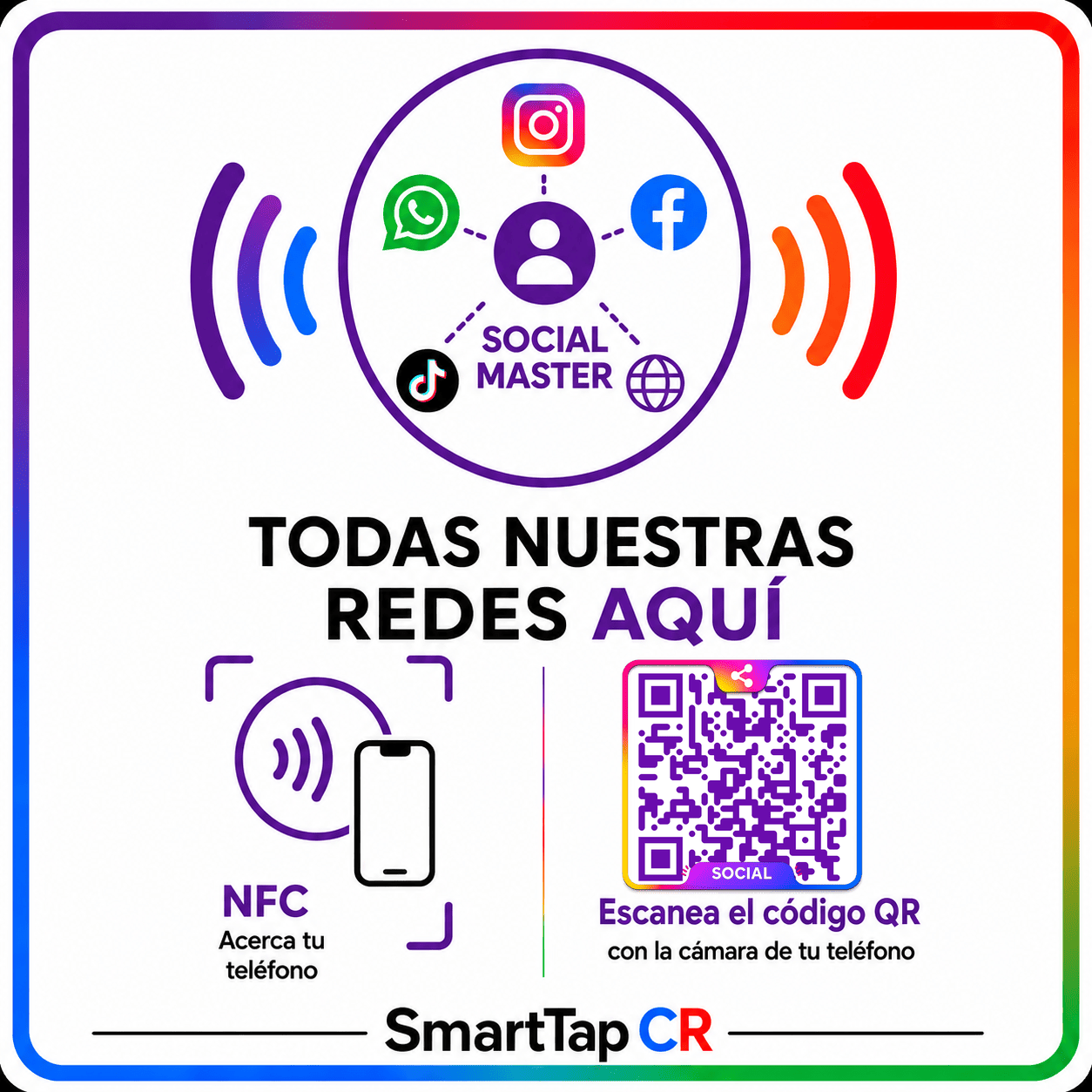 Social Master SmartTap CR de 20 por 20